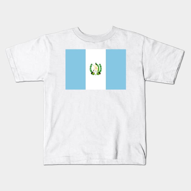 Flag of Guatemala Kids T-Shirt by COUNTRY FLAGS